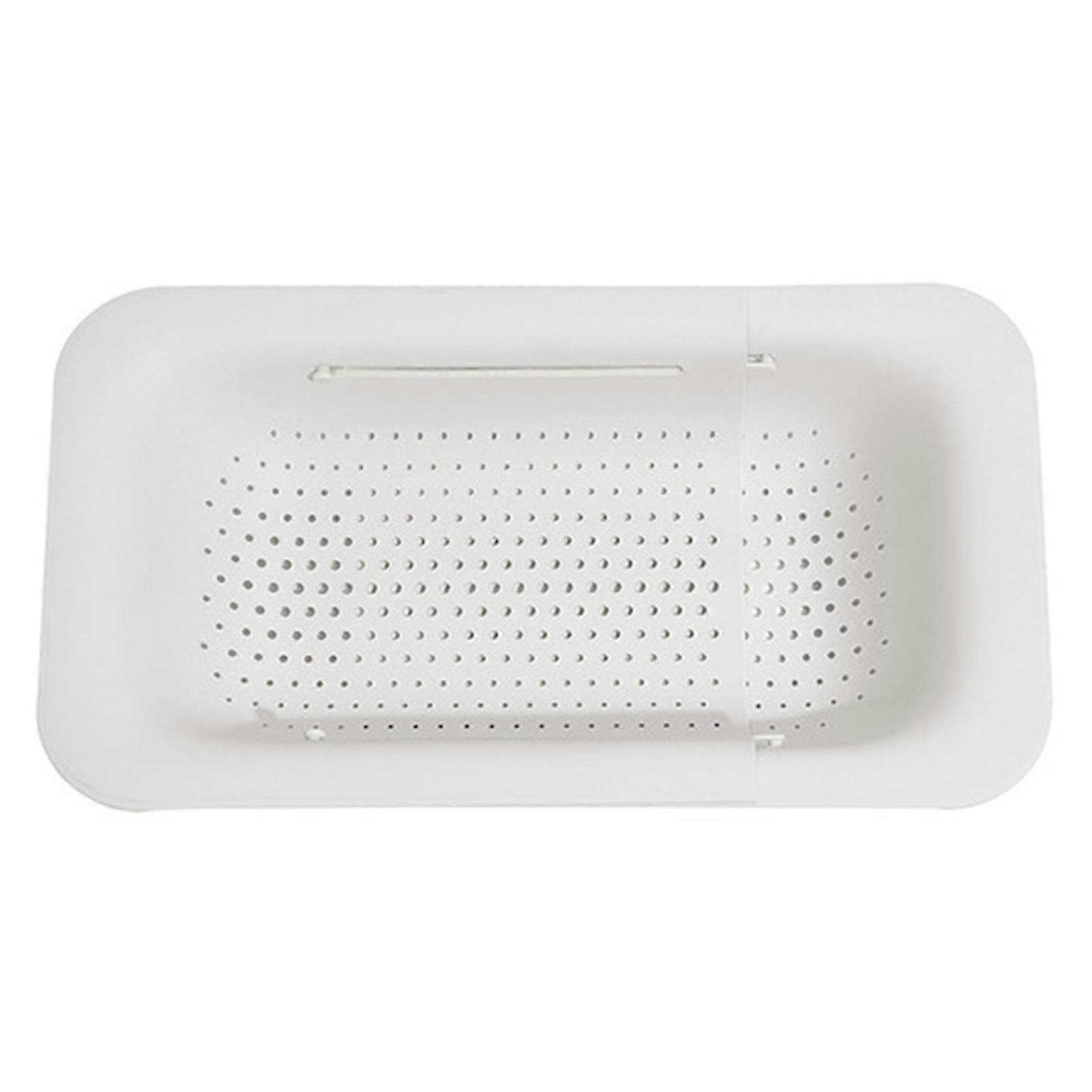Expandable Dish Drying Rack Over The Sink Tableware Fruit Holder