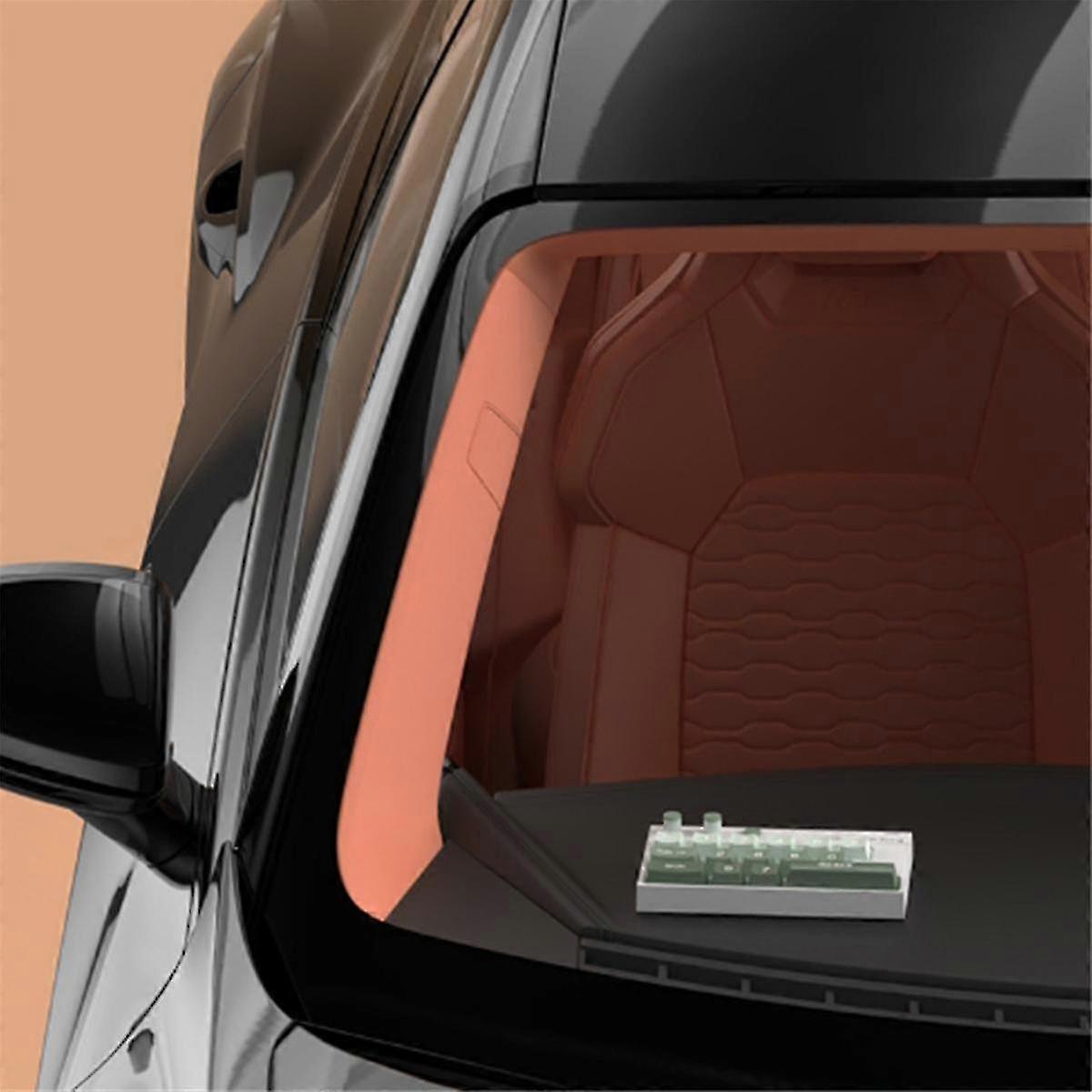 Temporary Parking Number Plate Stop Sign Dashboard Small Keyboard Shape Hidden Moving Car Phone Num