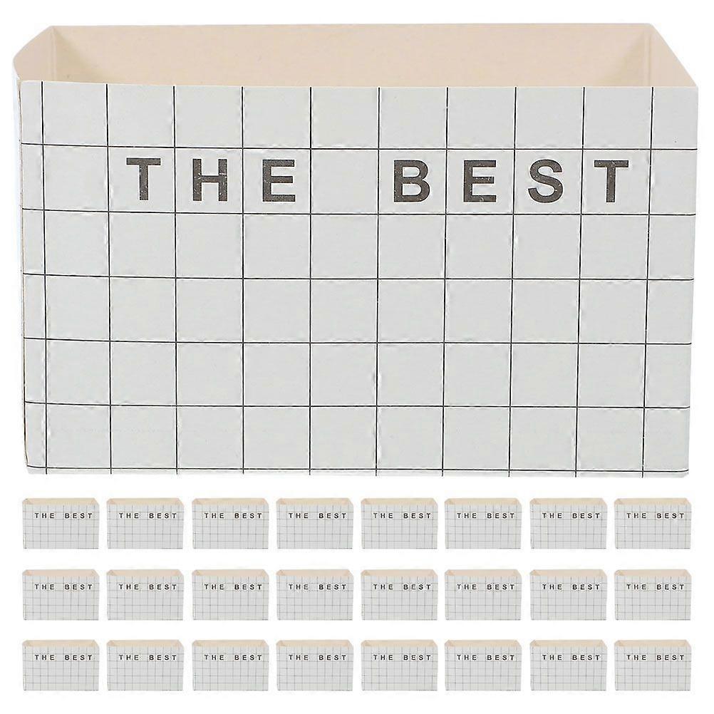 50pcs Sandwich Boxes Bakery Boxes Dessert Wrapping Boxes Sandwich Packing Boxes