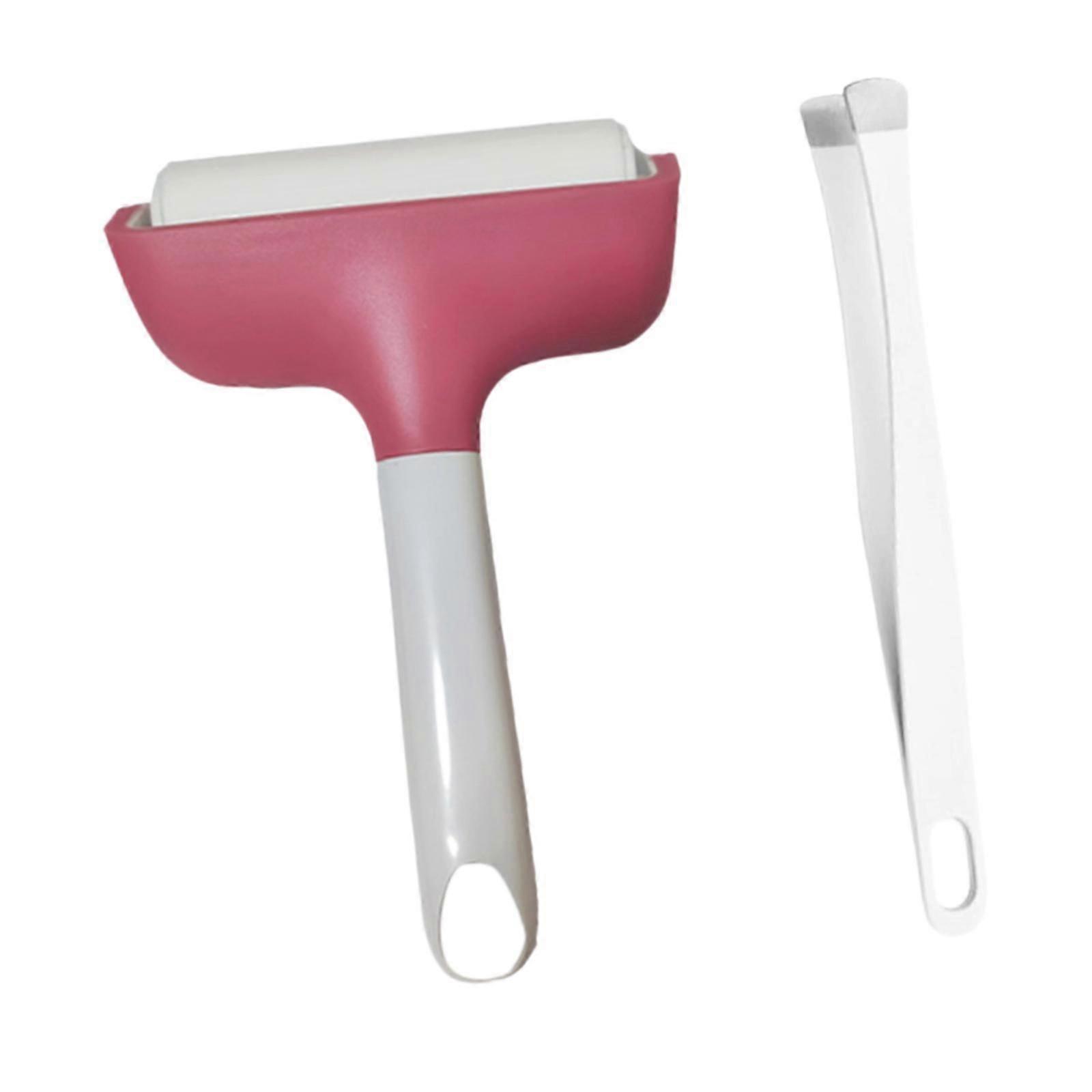 Brayer Roller Gluing Application Brayer Tool Tape Roller Tool Art Craft Tool Rose red