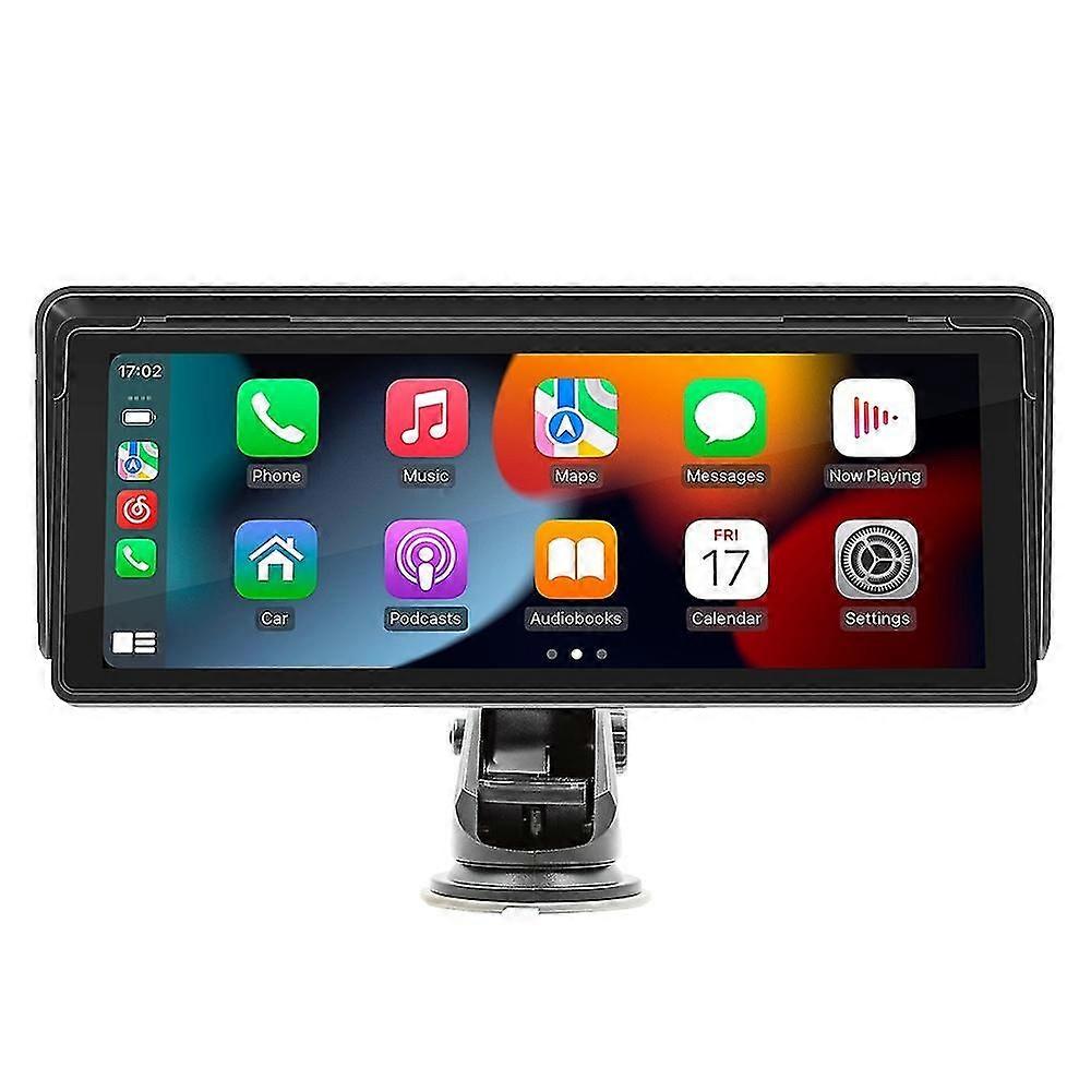 10.2-inch wireless carplay sunshade car FM transmitter HD large screen Bluetooth car MP5 player