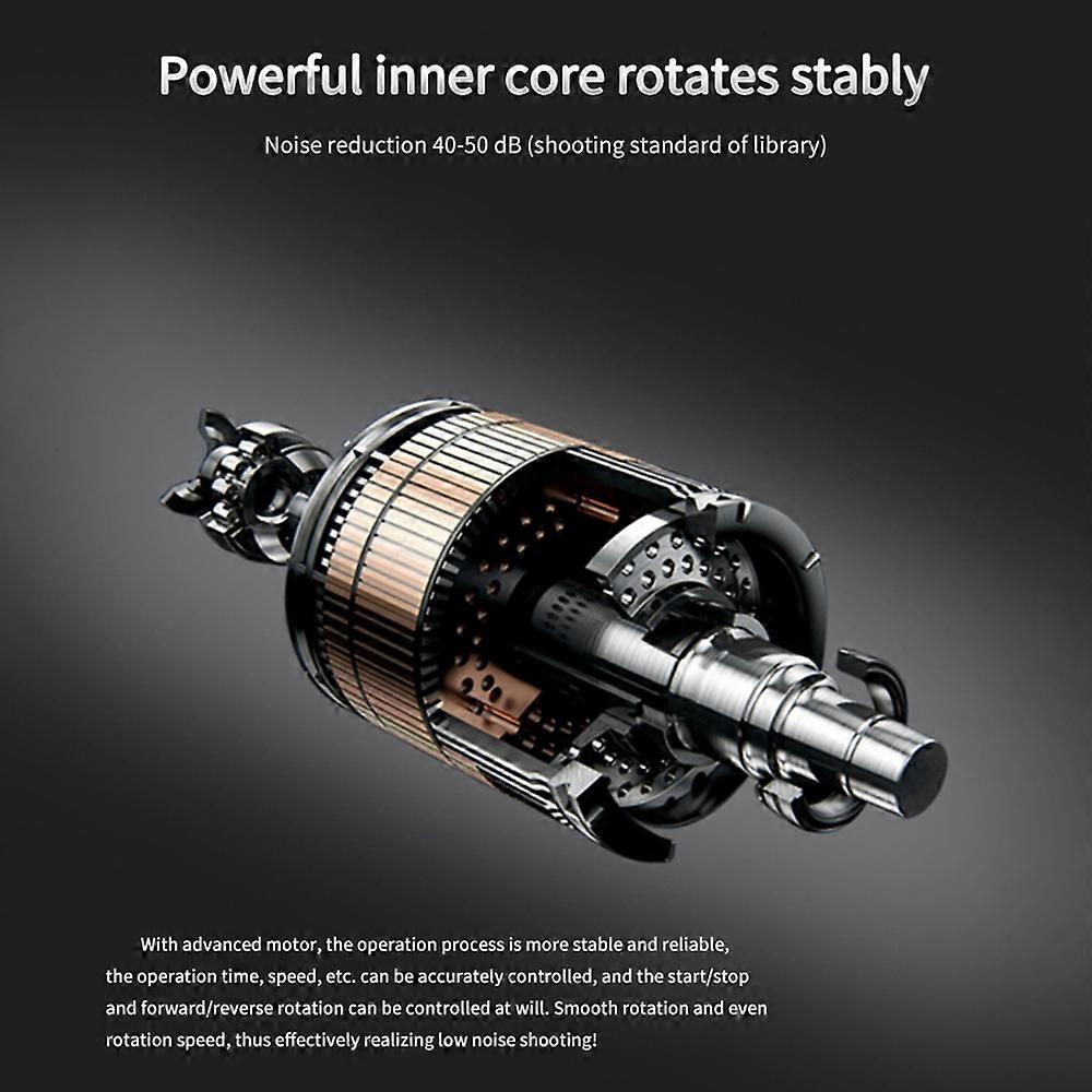 45CM/17.7in Motorized Rotating Display Stand with RGB Light Display Base 360°Rotatable Electric Poto