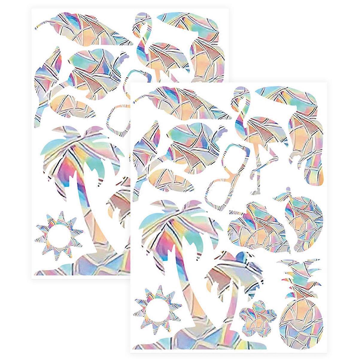 Coconut Tree Static Rainbow, Smooth Surface, Glass Alert