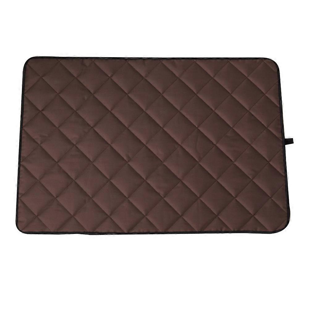 Indoor Pet Mat, Multi-Layer Design with Heat Reflective Layer for Enhanced Comfort, Washable Padded Crate Mats for All Seasons