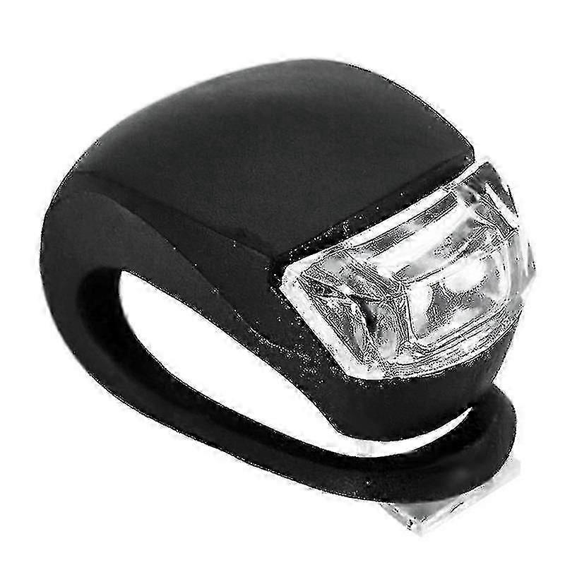 2 Pcs Silicone Bicycle Bike Cycle Safety Led Head Front And Rear Tail Light Set