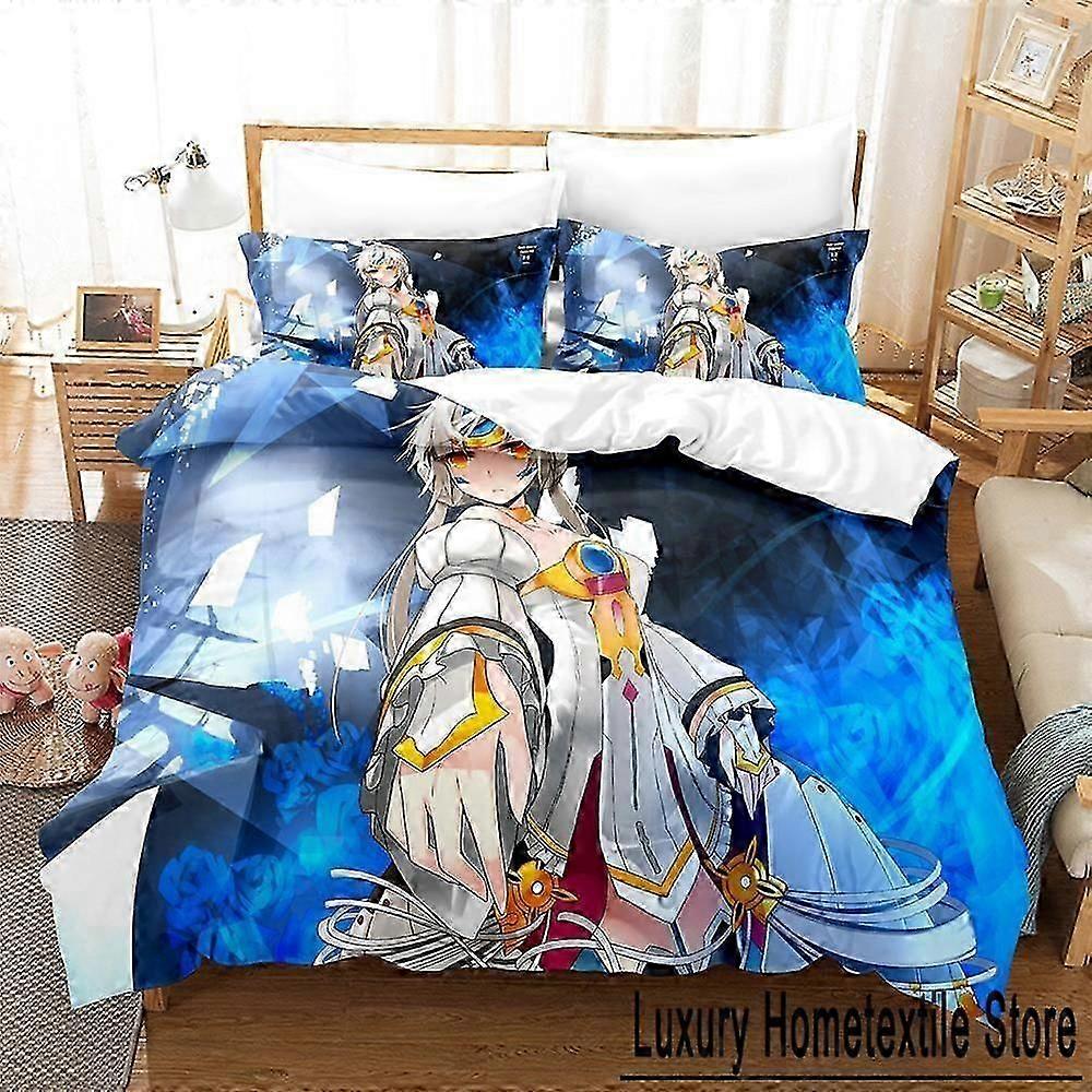 o284 Lakan Spel Elsword Sängkläder Set Sängset Vuxen Barn Sovrum Påslakan Uppsättningar Sängkläder Lakan fVV284