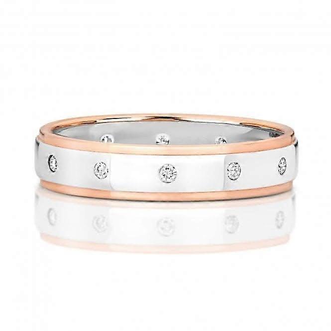 Wedding Band 9ct Diamond Wedding Band 4.1mm Ring RD716WR