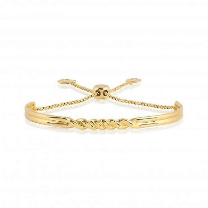 Bracelet Bar Twist Gold Bangle 4782