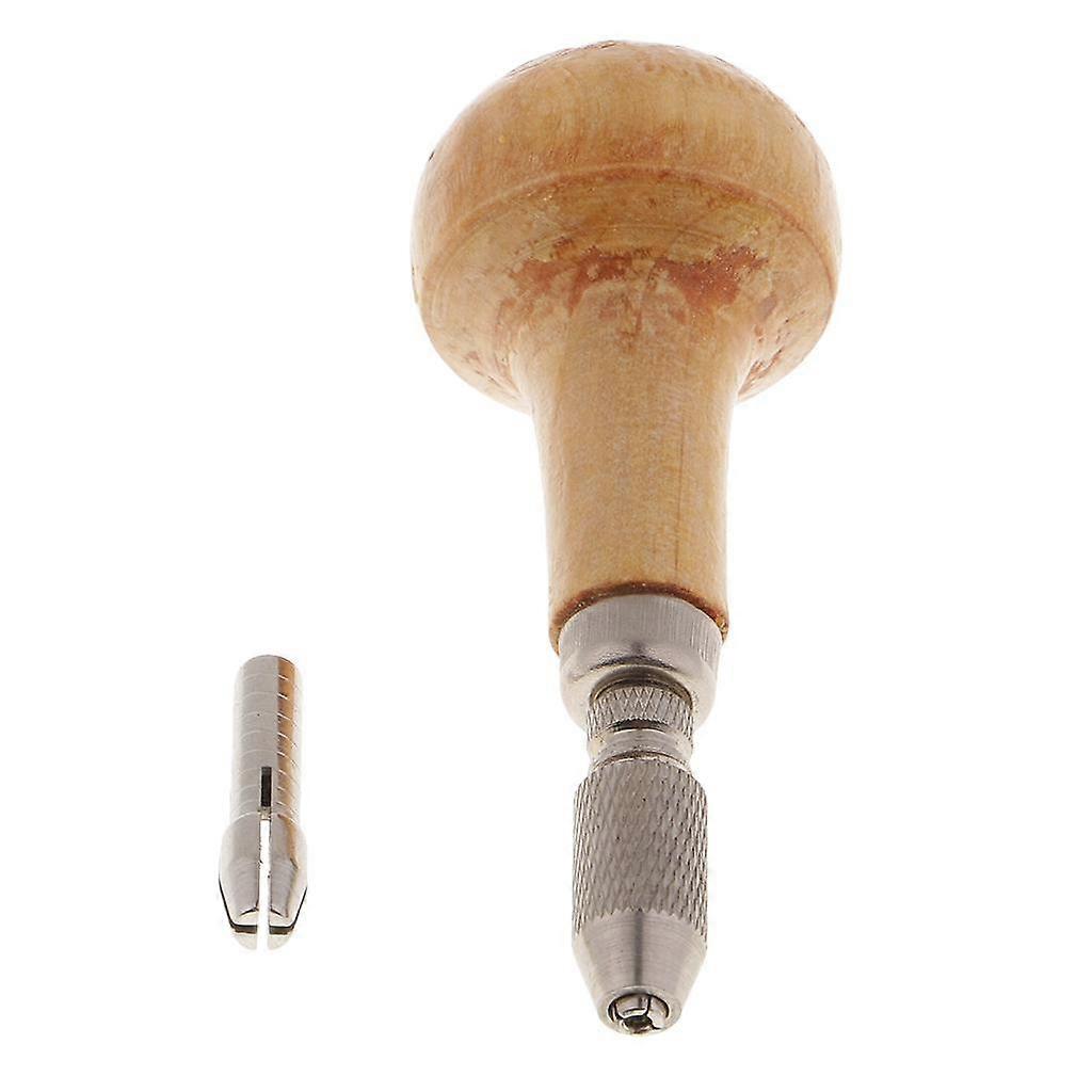 Wooden Handle Pin Vise Hand Twist Drill Rotary Tools for Model Making Craft