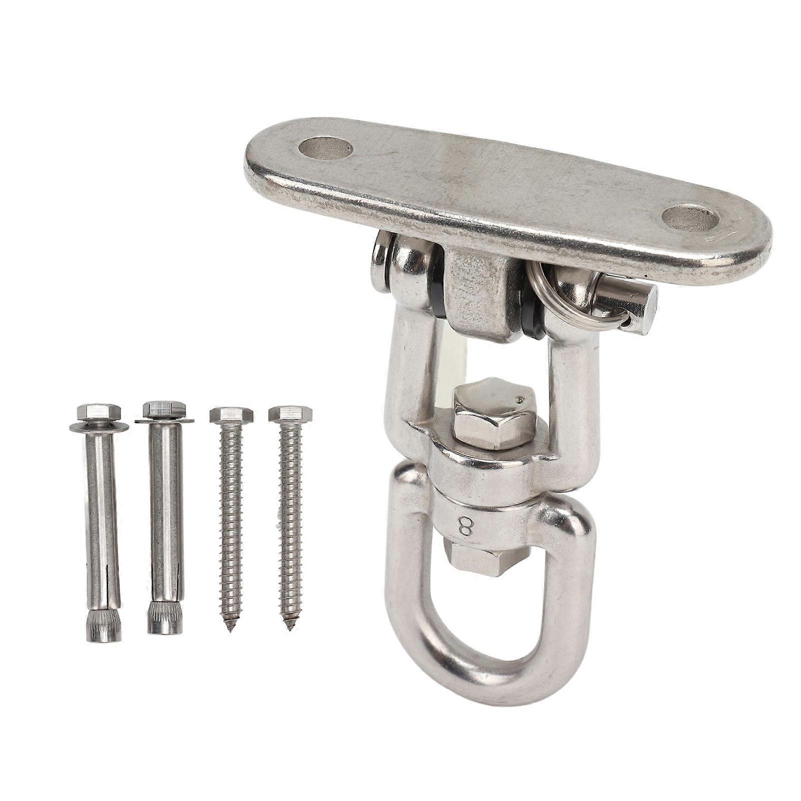 Hammock Hanging Kit Hardware 360 Degree Rotate Hammock Hanging Hardware Hook for Ceiling Chair Yoga 304 Stainless Steel