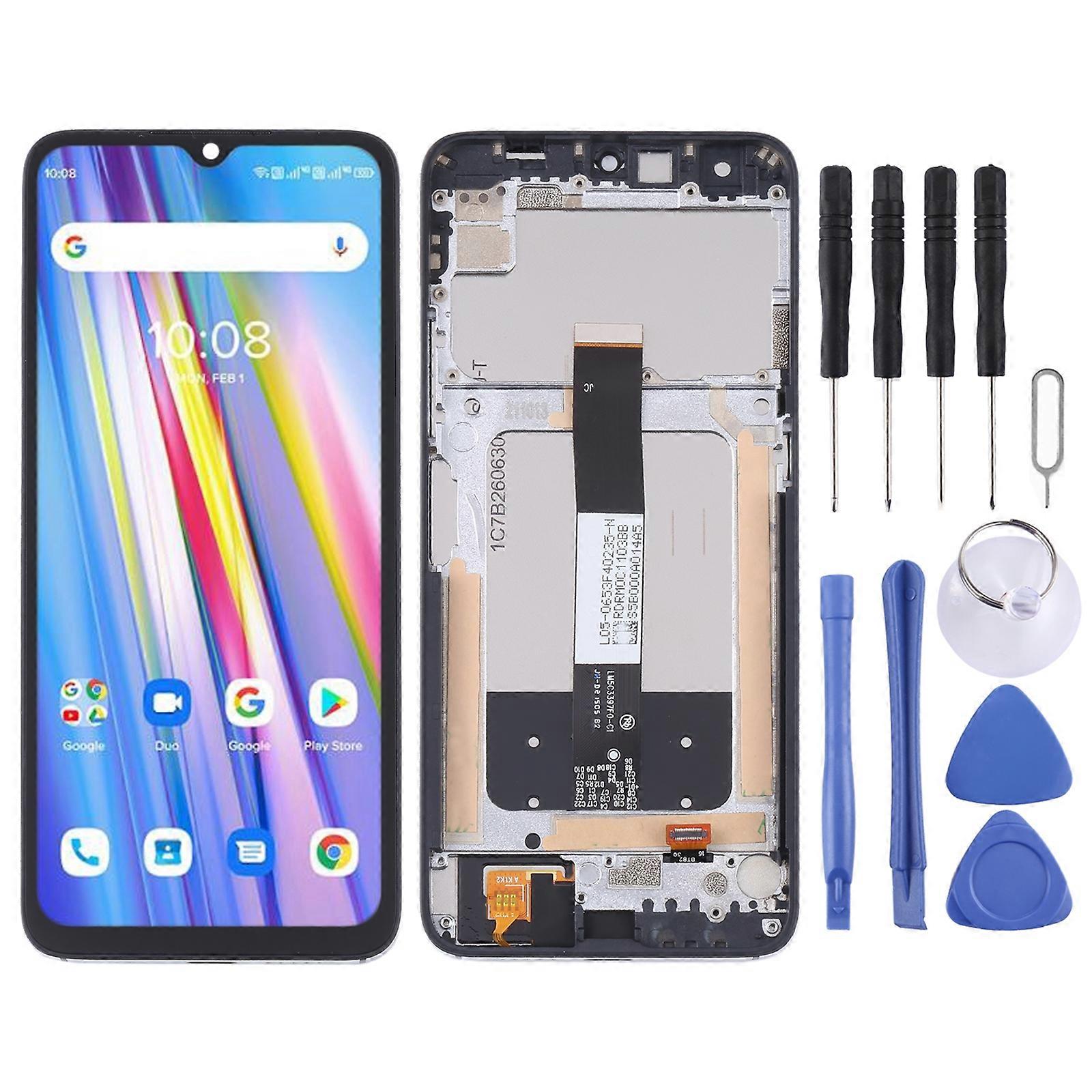 COMPATIBLE LCD Screen for Umidigi A11 with Digitizer Full Assembly (Black)