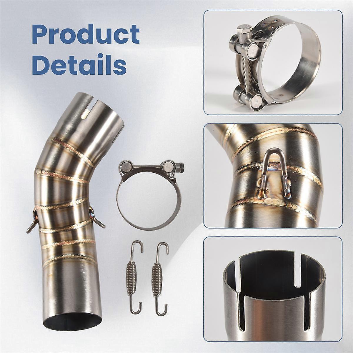 Motorsykkel midtre eksos midtre midtre koblingsrør for