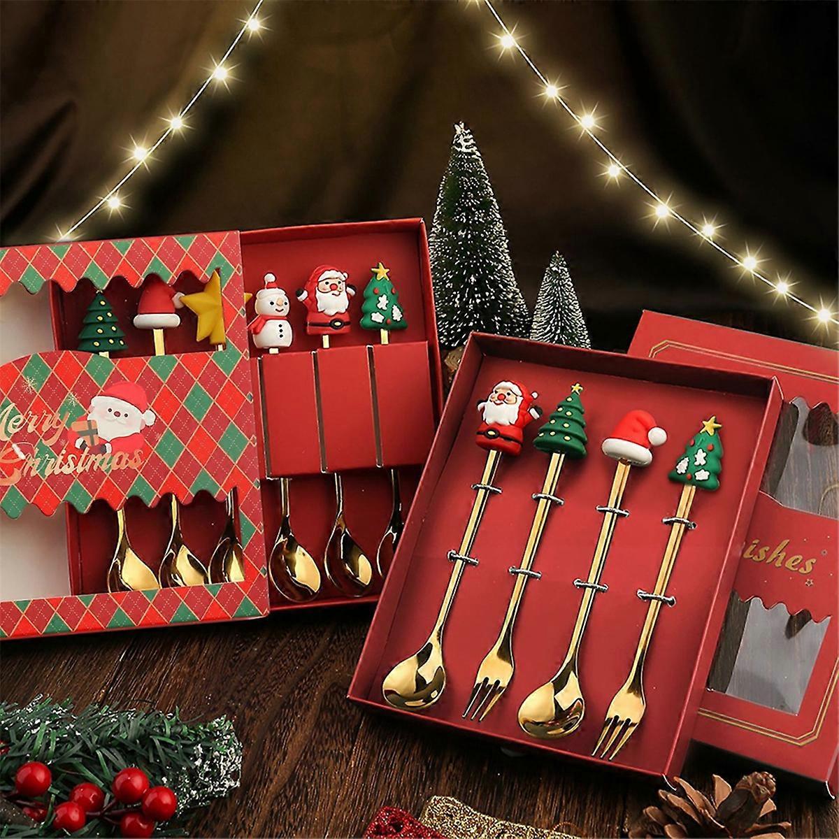 Christmas Set Gift Tableware Spoon & Fork Set Tableware Set B