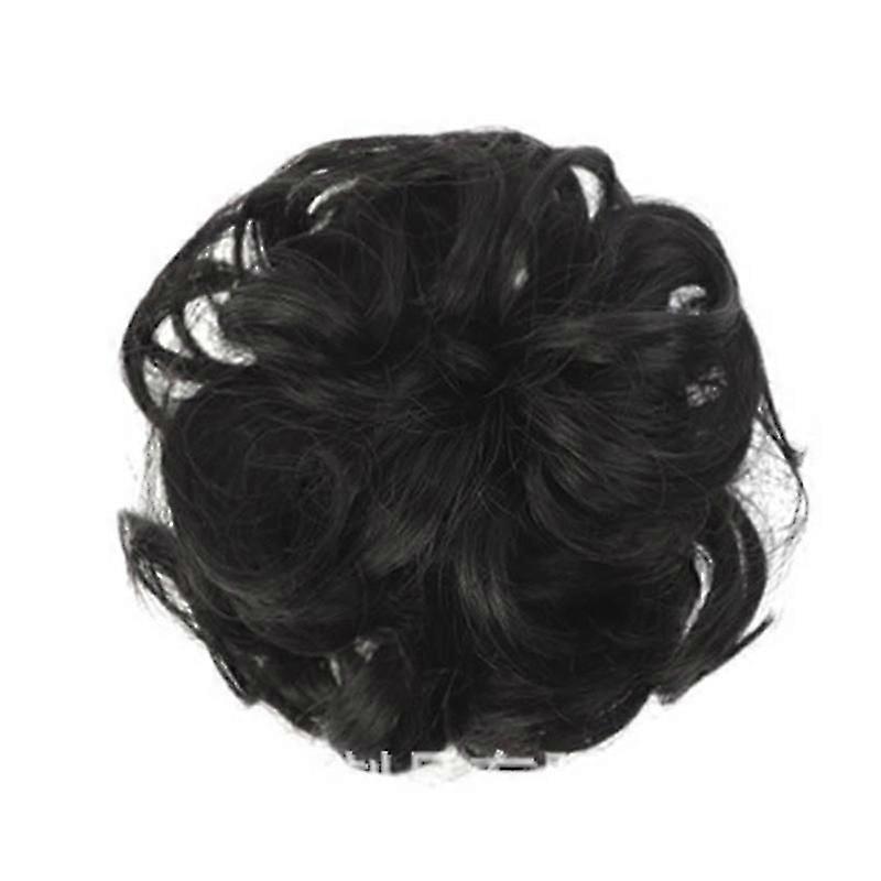 Velký Drdol Kudrnaté Vlasy Scrunchie S Vlasy Updo Messy Drdol Příčesky