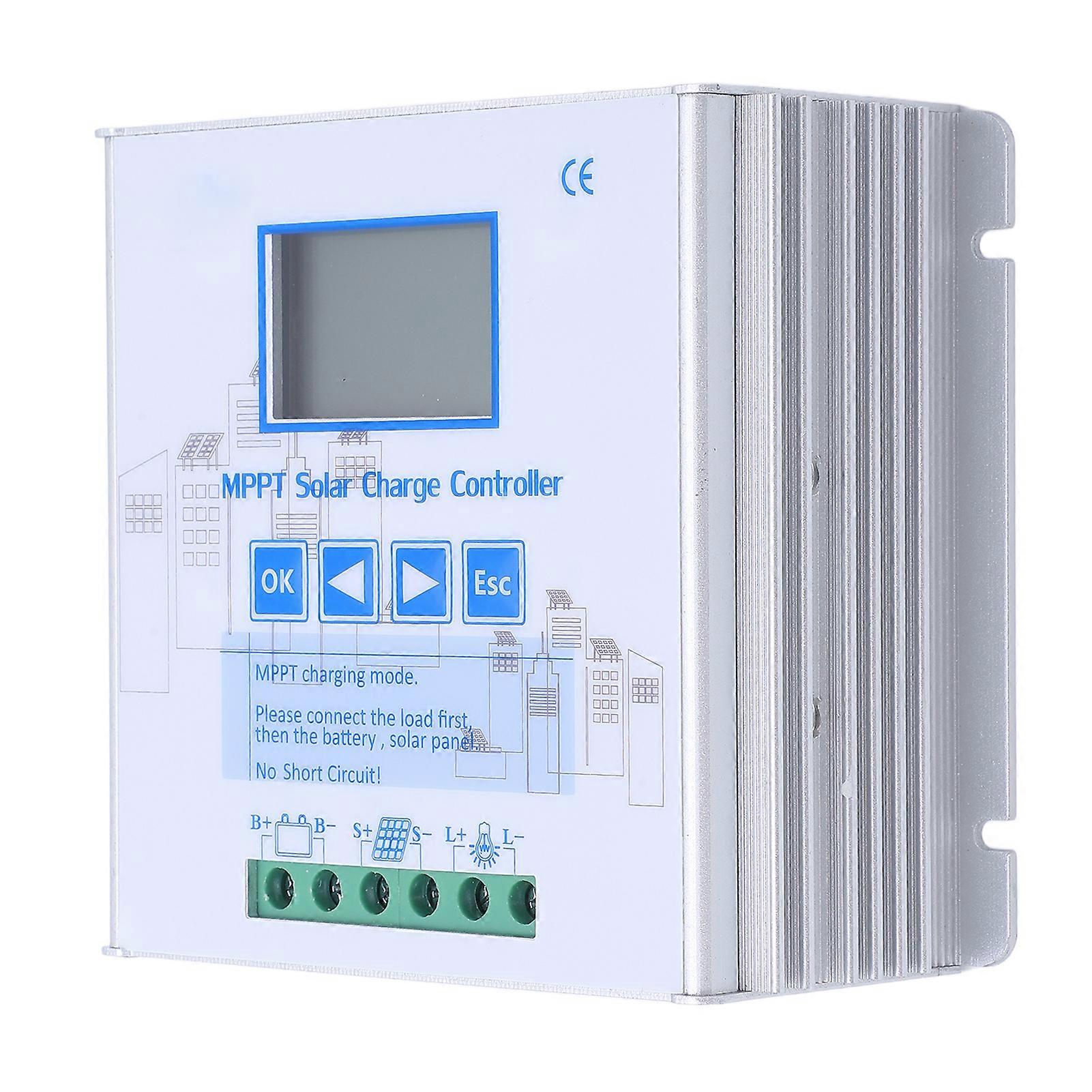 MPPT Solar Charge Controller 30A Efficient Charging Fully Automatic Intelligent Solar Battery Control Regulator 12V 24V 