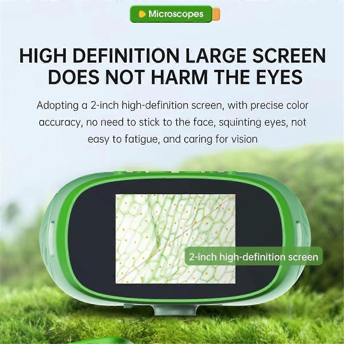 Electronic Microscope for Kids,3-in-1 2in Screen