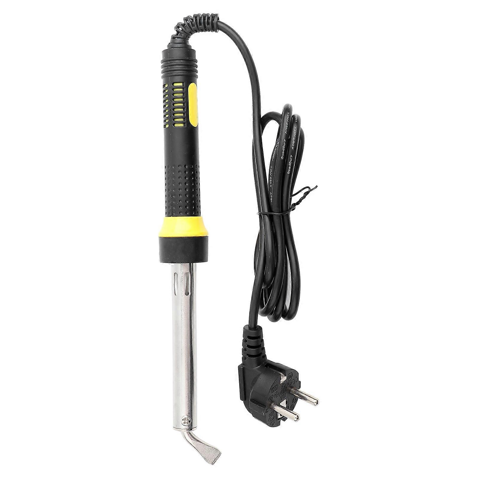 80W Electric Soldering Iron with Curved Tip and External Heater