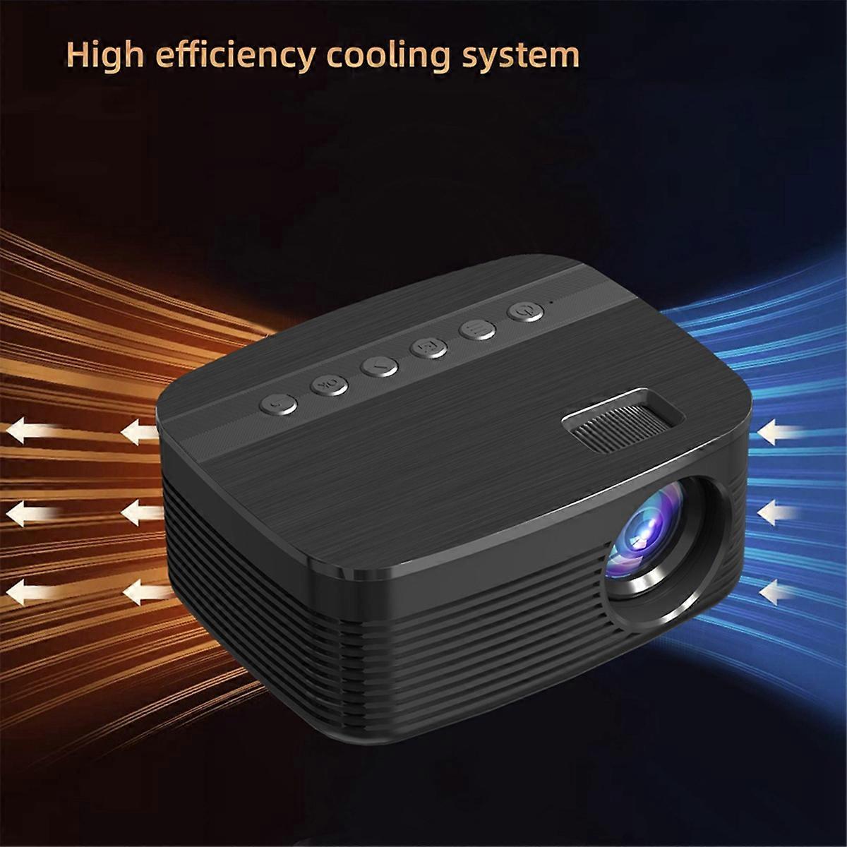 1920x1080P Projector T11 Multi-functional Home Projector EU Plug