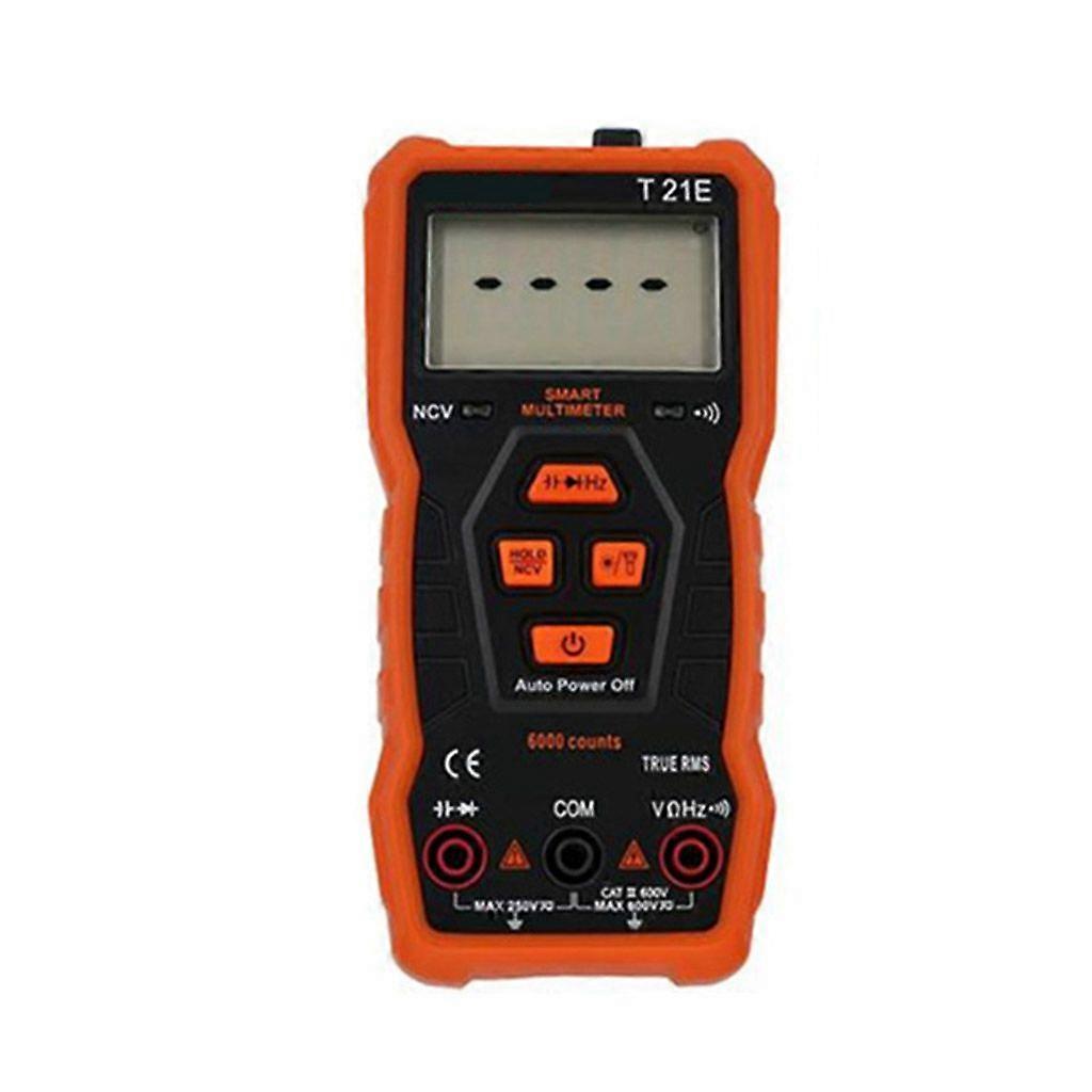 T21E Backlight NCV Digital Multimeter Automatic Multifunctional AC/for DC Voltmeter True RMS Diode Resistence HZ Tester
