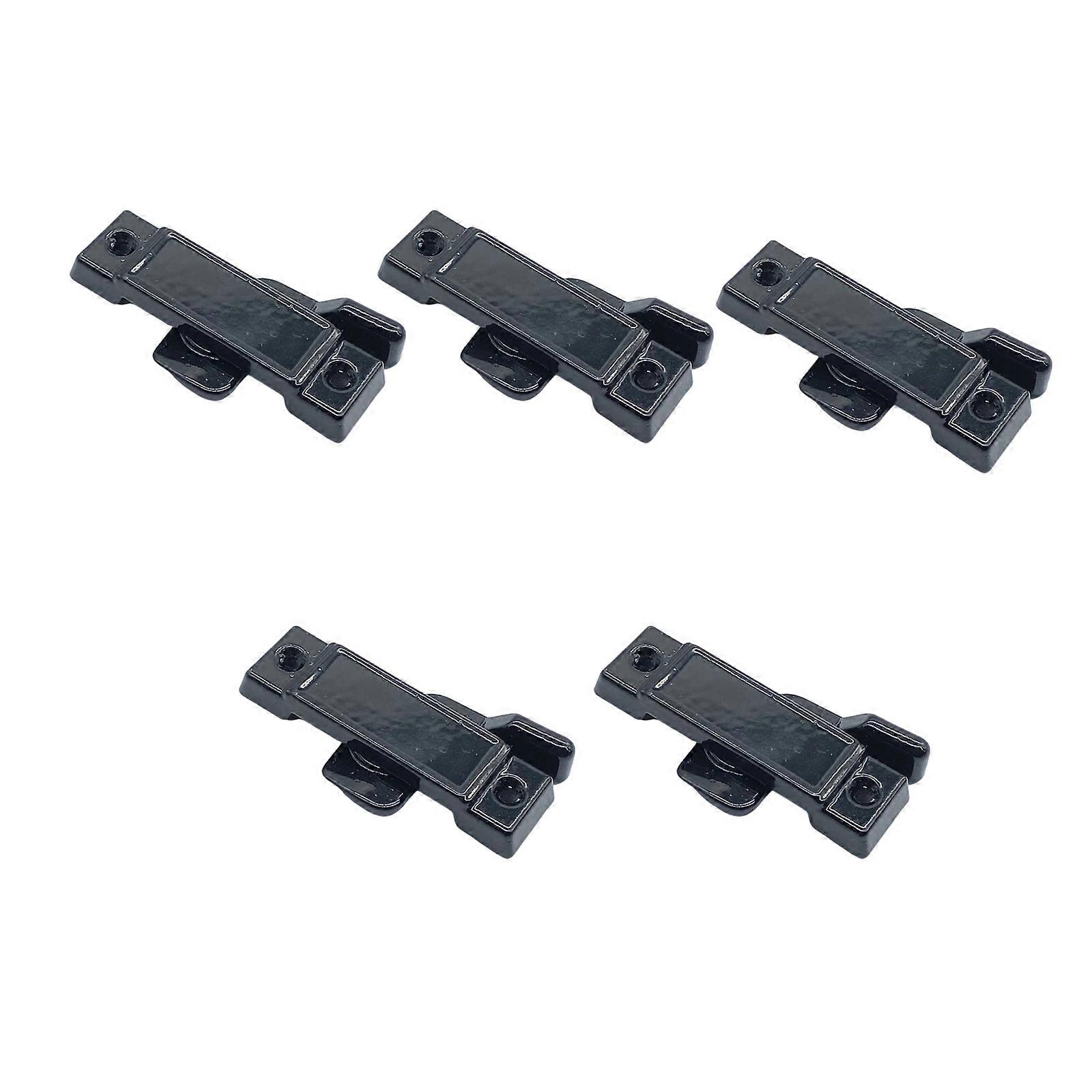 5Pcs Window Replacement Sash Lock Security Window Latches Window Hardware for Vertical and Horizontal Sliding Window  Black