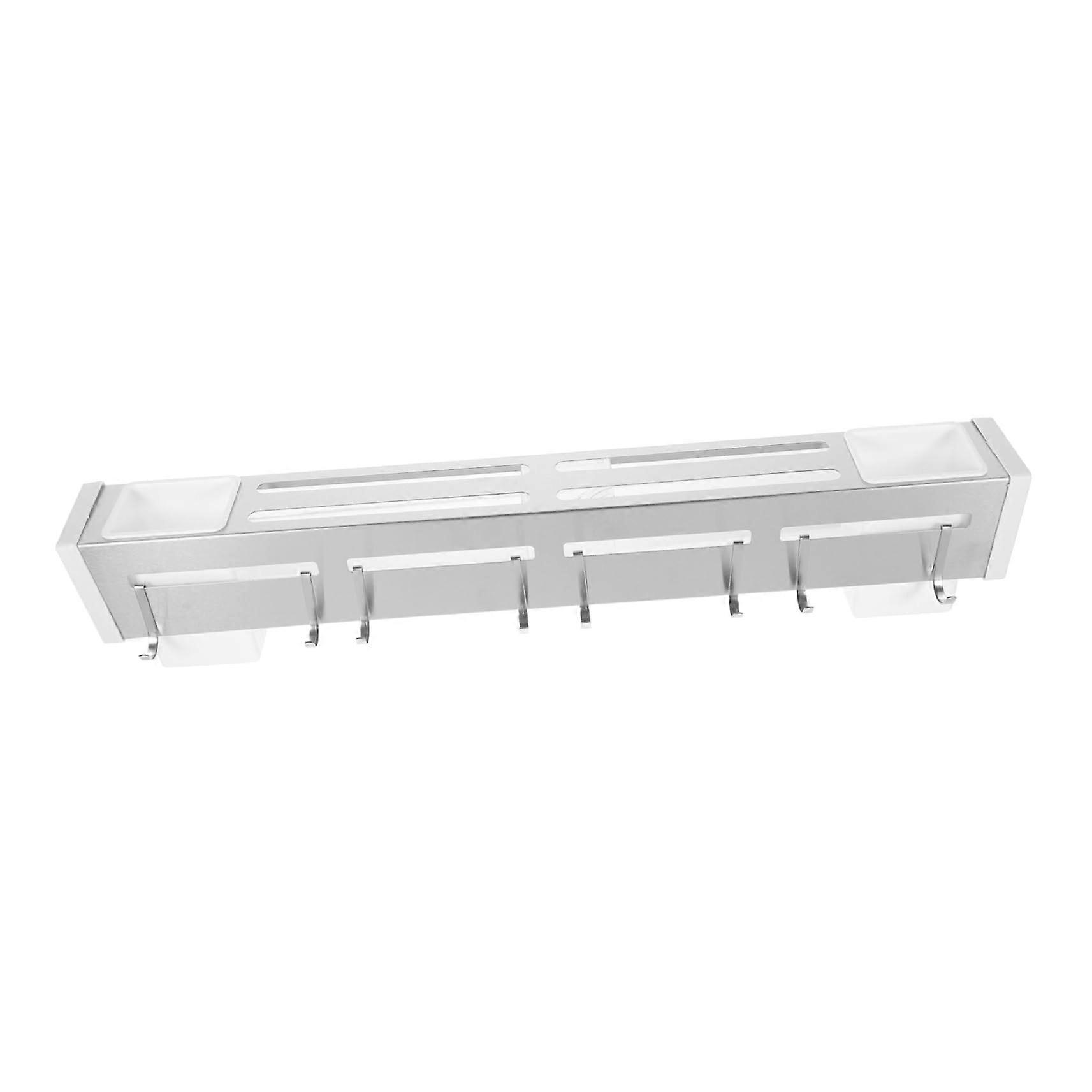 Stainless Steel Tool Storage Rack for Kitchen Organization - Heavy-Duty, Multi-Functional, Space-Saving Design