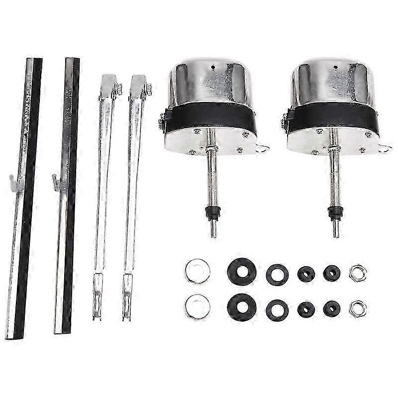 Universal Windshield Wiper Motor Kit Suitable suitable for Vintage Classic Car S6558BK