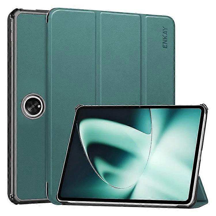 ENKAY HAT PRINCE Compatible For OnePlus Pad / Oppo Pad 2 Tablet Case PU Leather+PC Trifold Stand Cover with Auto Wake / Sleep