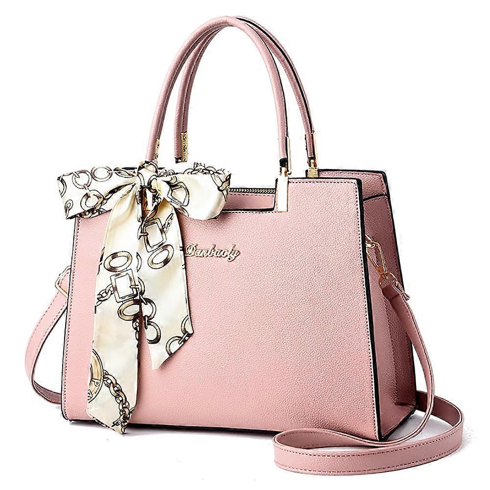 Women's Leather Tote Shoulder Bag Crossbody Satchel Wallet Multi-Purpose Large Capacity Elegant Design