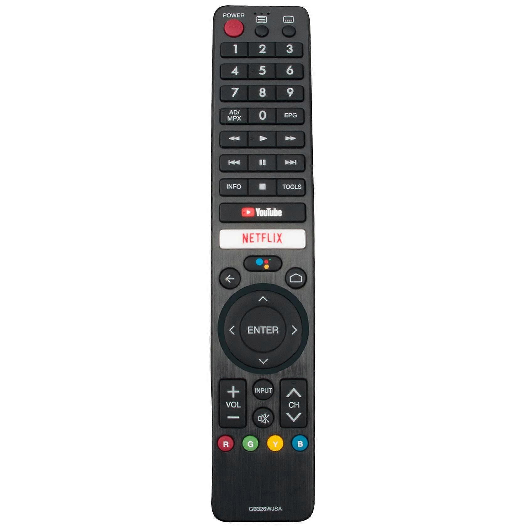 GB326WJSA Replacement Voice Fit Sharp TV Remote for 2T-C32BE1T 2T-C32BG1X Models, Compatible, Original Design