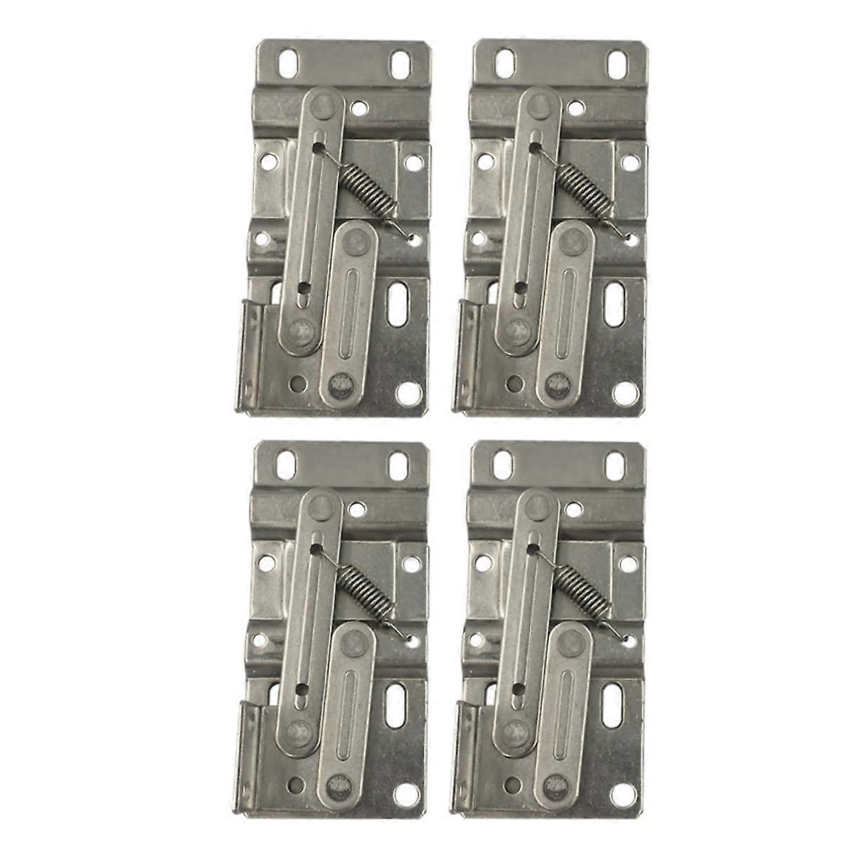 2 Pairs Tip Out Tray Hinges Spring Loaded Support for Kitchen Cabinets Smooth Movement