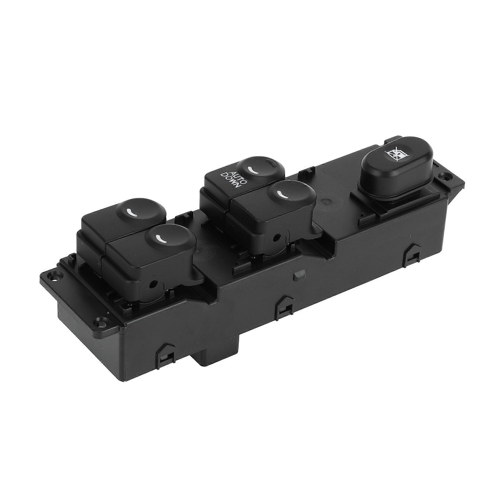 Car Power Window Switch No.935701R101 Front Left Driver Side Window Control Switch for Hyundai Accent 20122017 Black