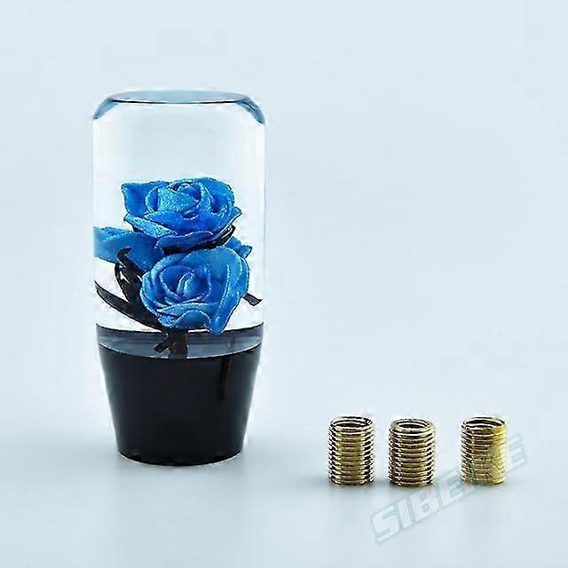 10cm Gear Shift Knob Real Flower Car Accessories Lever Change Knob
