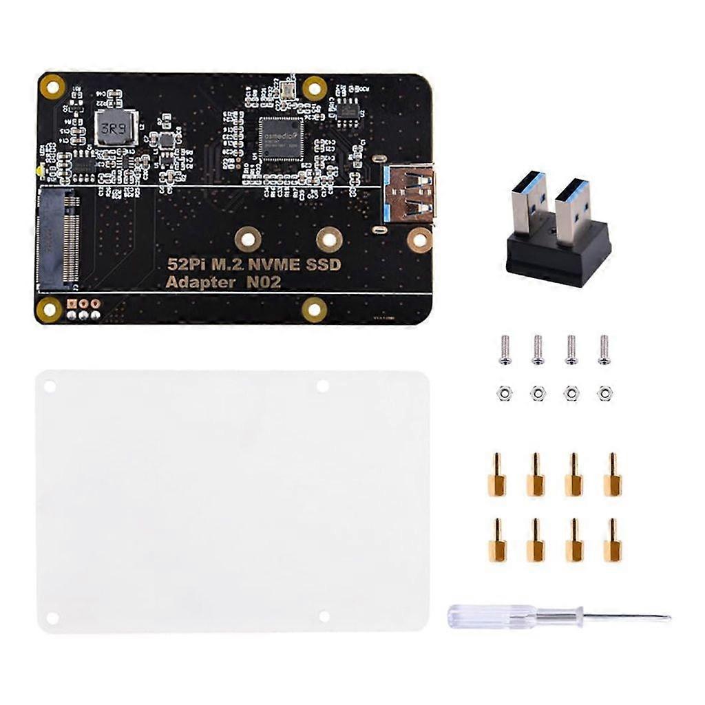 M2 NVMe SSD-opslaguitbreiding voor RaspberryPi4 M2 NVMe Solid Disk Adapter