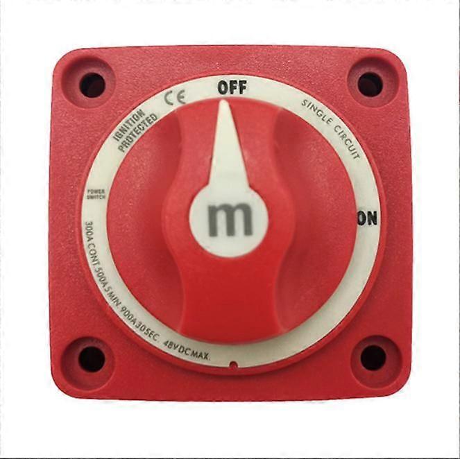 Battery Disconnect Switch 12v-48v 300a Battery Power Cut Switch For Rv Boat Car