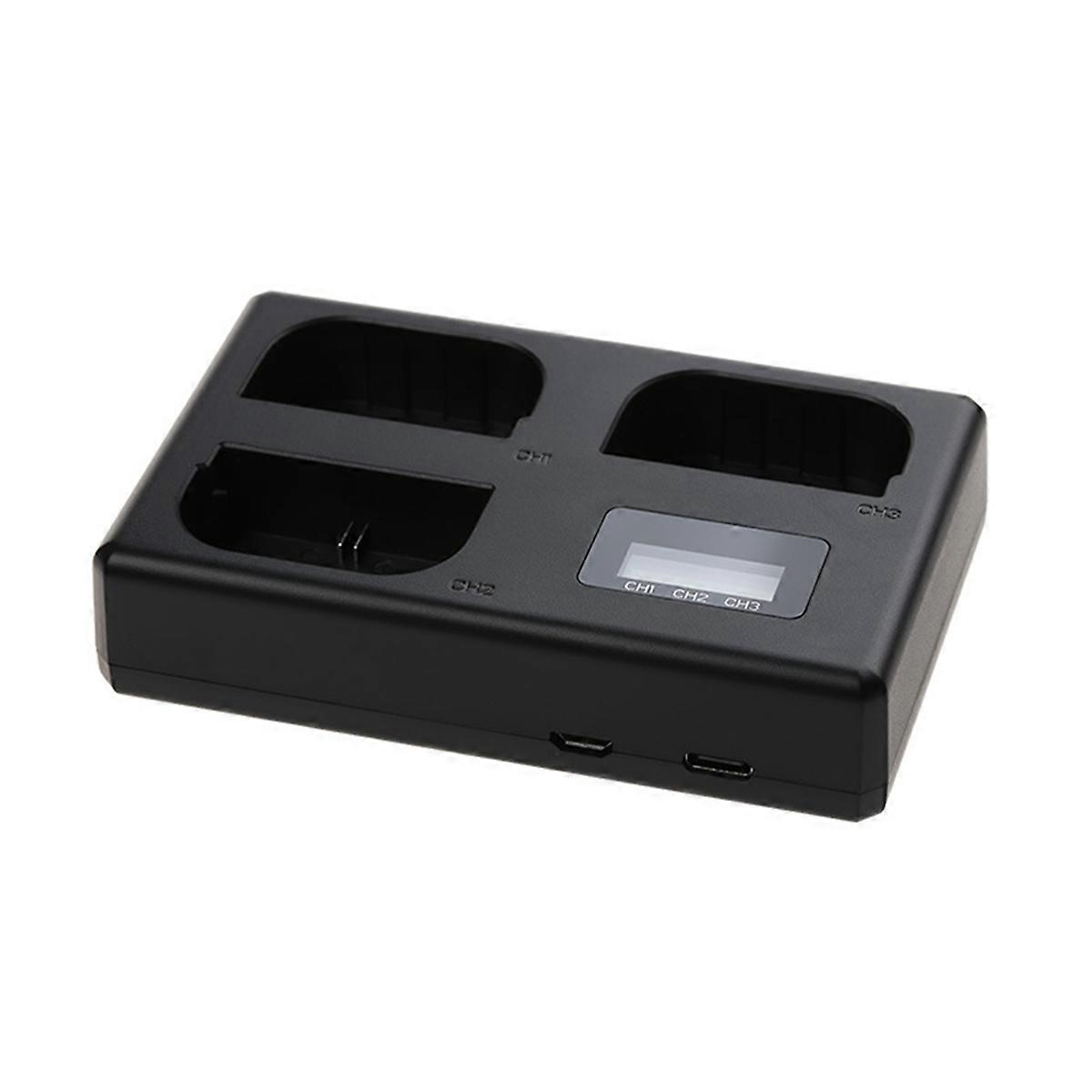 LP-E6 LP-E6N Triple Slot Battery Charger for 5D Mark II Mark III Mark IV 5D 60D 60Da 6D 70D 7D R5 R