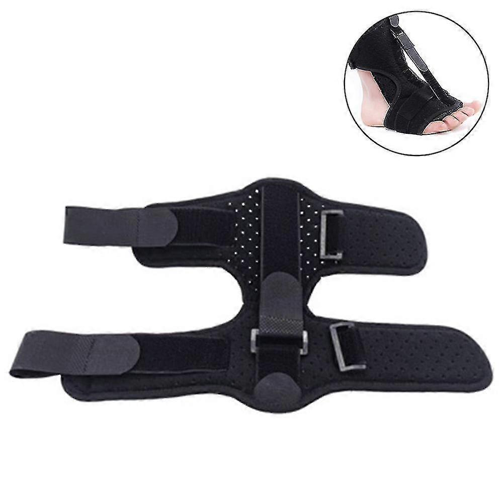 Adjustable Night Splint for Foot Drop and Plantar Fasciitis Relief with Bandage Included