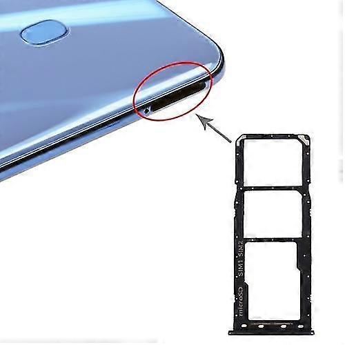 For Samsung Galaxy A20 A30 A50 Sim Card Tray + Micro SD Card Tray Replacement Part - 3 in 1 Set