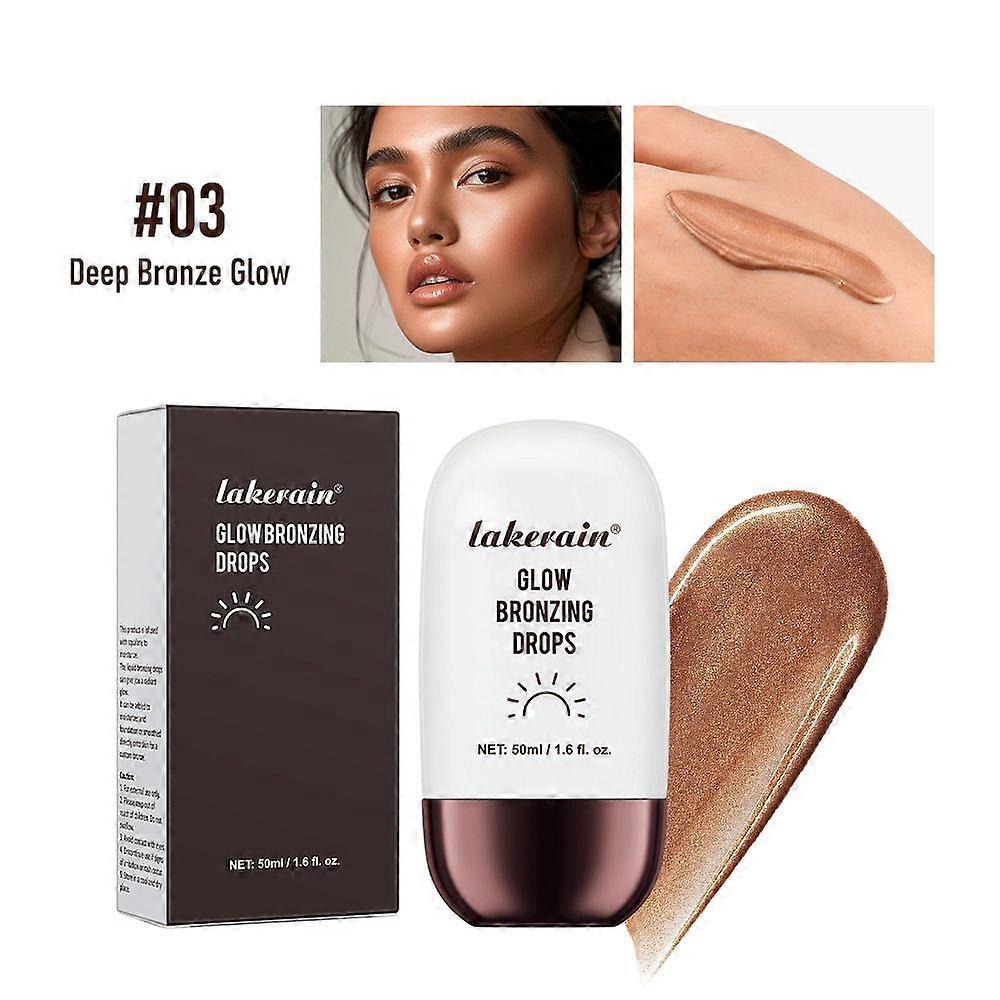 Bronzing Highlighter Highlighter Naturlig definisjon, Contouring, Face Highlighter, Natural Glow Enhancer, Illuminator Highlighter, Bronzing Drops For 