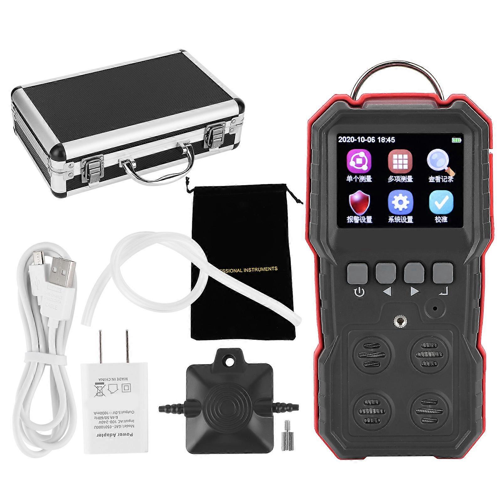 Gas Detector Combustible Gas Oxygen Hydrogen Sulfide Carbon Monoxide 4 in 1 Detector