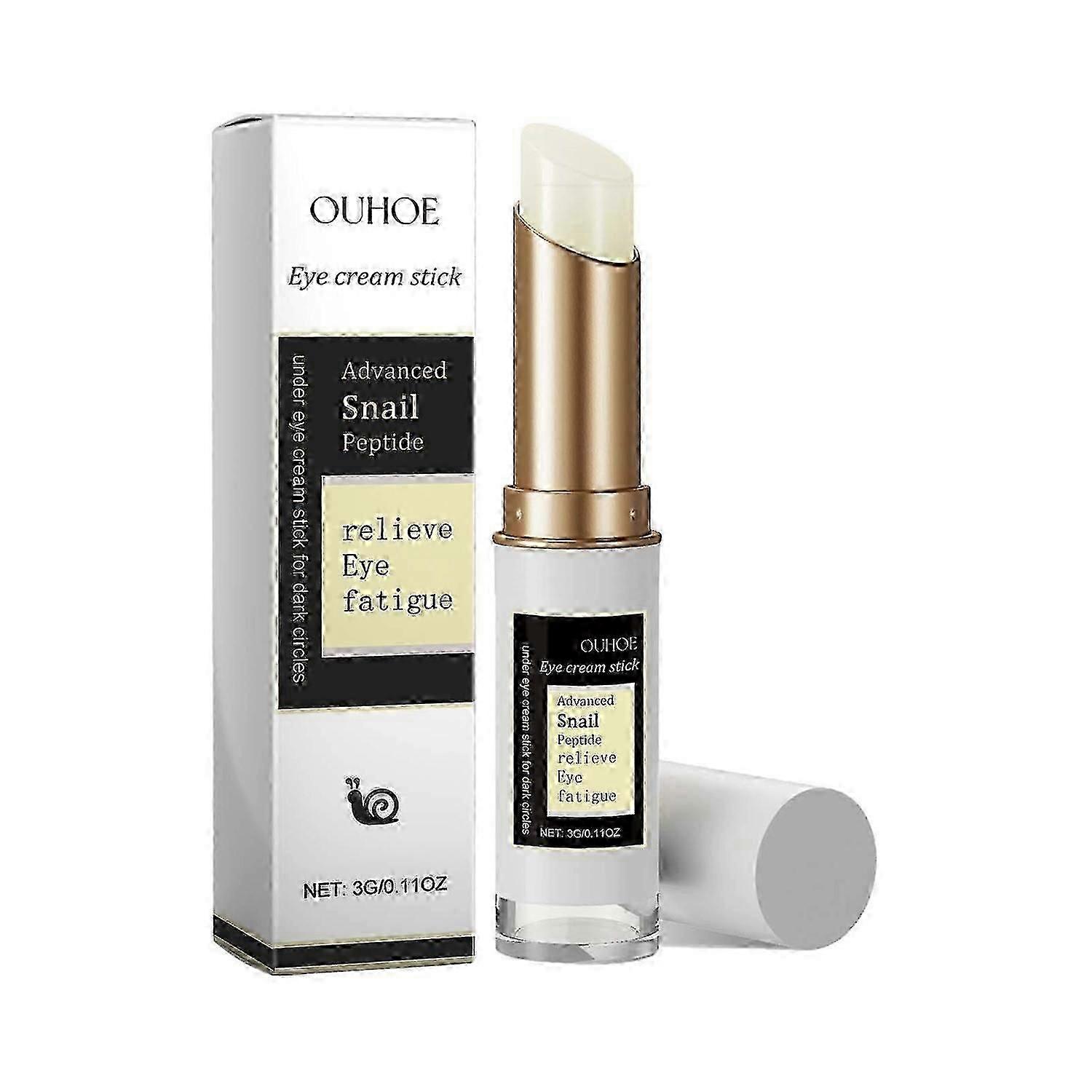 OUHOE Eye Cream Stick, Lighten Dark Circles And Fine Lines Moisturizing Eye Anti-Wrinkle Firming Eye