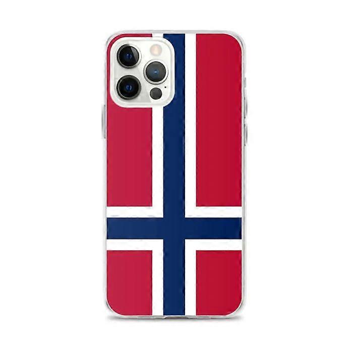 iPhone Case - Bouvet Island - Flag - Flexible - Multicolor - Compatible with iPhone 12 Pro Max