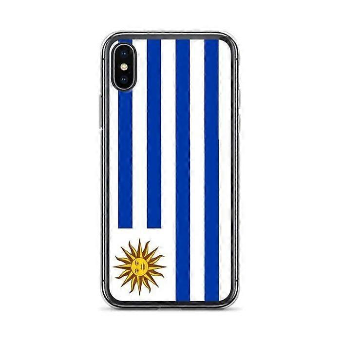iPhone Case - PIXELFORMA - iPhone X - Uruguay Flag - Soft Silicone - Full Protection