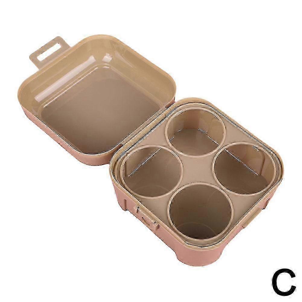 Boîte à oeufs 4 compartiments Oeuf Organisateur Oeuf coloré Boîte de rangement-Bon