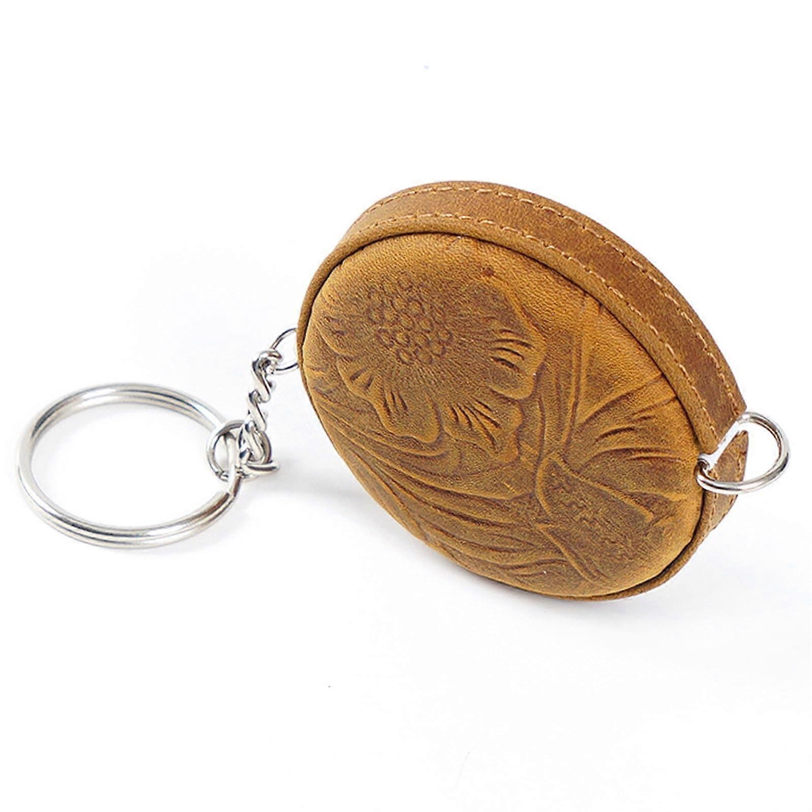 Tape Measures, Textile Leather Shell Tape Measure Sewing Tape Measure (Color : Brown)