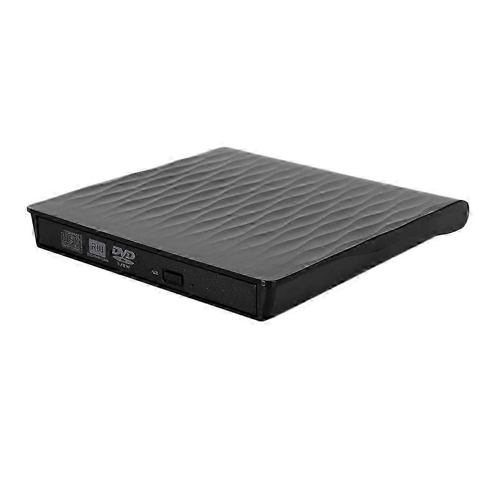 USB 3.0 Burner External Optical Drive DVD Writer Desktop Notebook  Accessory Type C Black(Black )