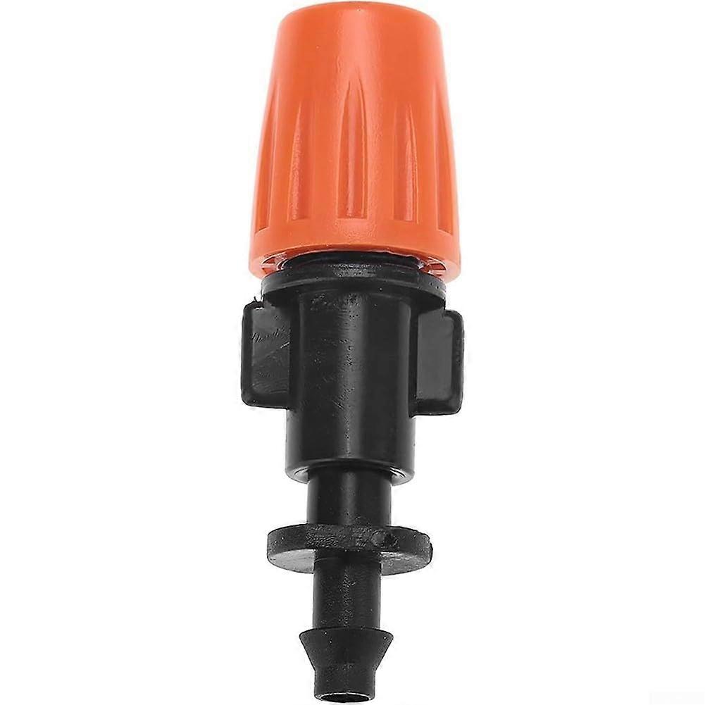 Pack of 50 Adjustable Lockable Atomization Nozzles Single Hook Spray Heads for Garden Watering and Cooling Systems