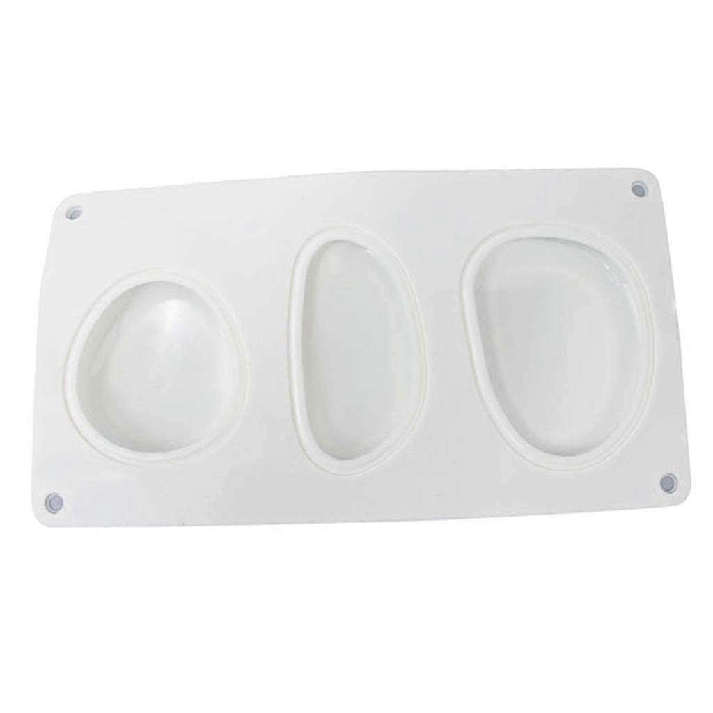 6 Cavity Stone Shape Silicone Cake Mold Baking Moulds Pastry Decorating Molds Tools for Soap, Muffin, Brownie, Mousse