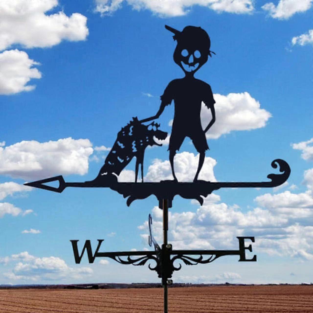 Garden Retro Weathercock Outdoor Wind Display for Wind Direction Indicator Ref: 8126