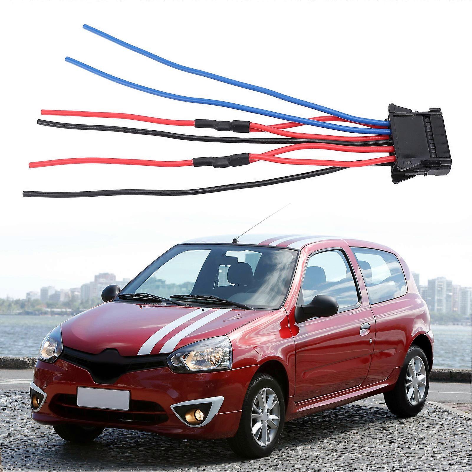 AC Heater Blower Fan Plug Wiring Harness OEM Standard High Flexibility for Clio 2005 to 2016 