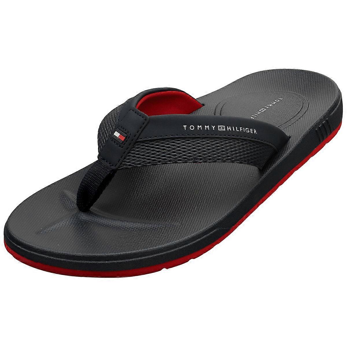 Tommy Hilfiger Molded Beach Mens Flip Flop Sandals in Desert Sky